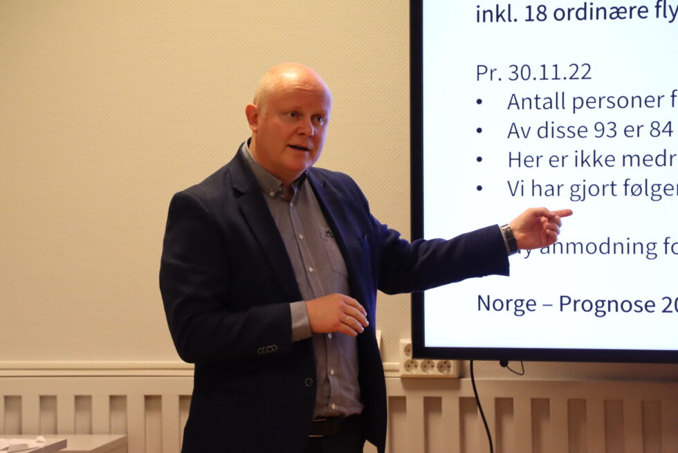Lars Andreas Uglem i formannskapet onsdag.