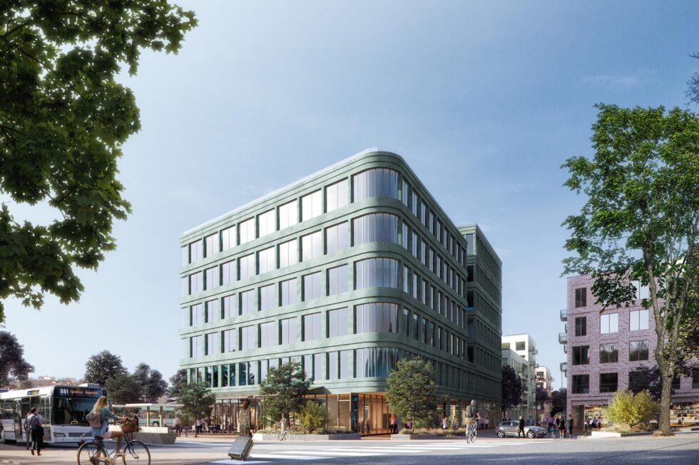 Stasjonssiden vil få et urbant preg om Bane Nor Eiendom realiserer alle planene de har stasjonsområdet.