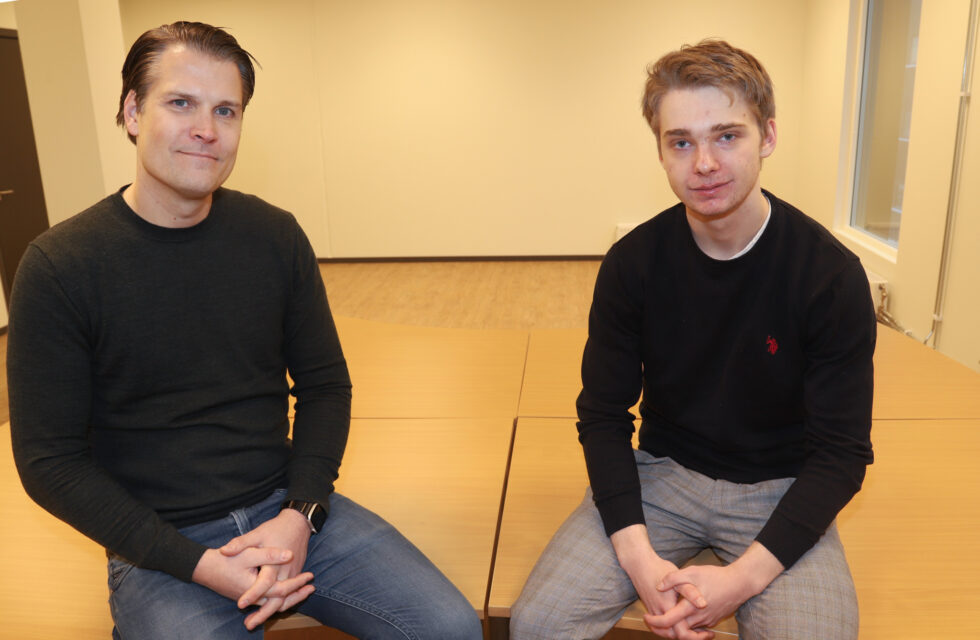 Martin Mac Robertson (t.v.) er innleid som administrasjonssjef i Ellingsen Group, og vil bidra til at gründer og eier Håkon Ellingsen i større grad kan jobbe med ideutvikling.