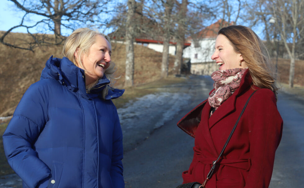 Kjersti Wangen og Hanne Markussen Myhr fant raskt tonen igjen, og sammen har de vært viktige for at Kongsvinger festning står sentralt i den nye sesongen av TV-suksessen Forræder.