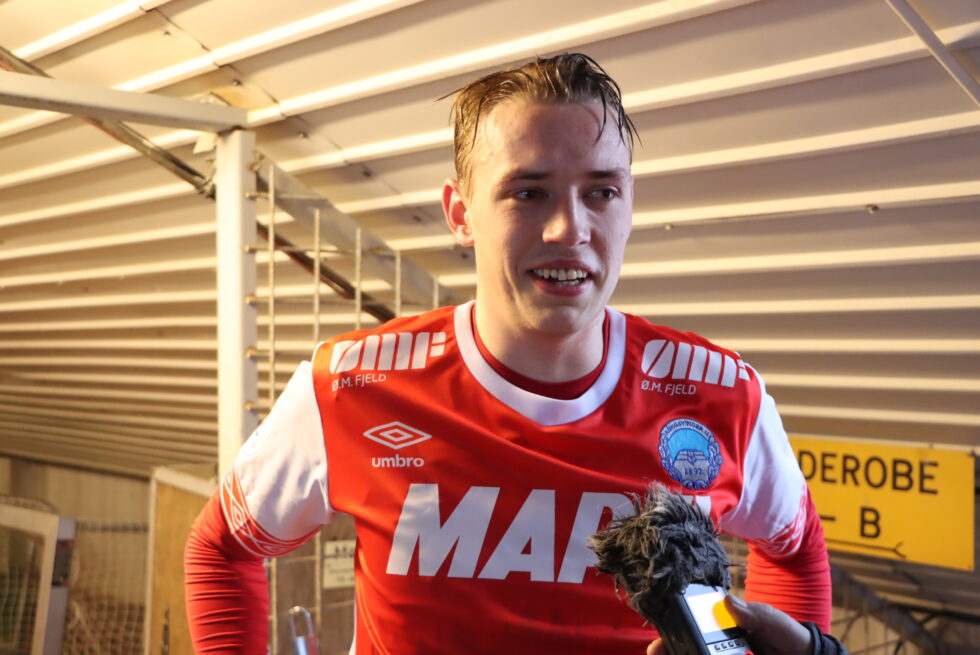 Matias Aadnøy var endelig tilbake ute på banen for første gang siden 2021.