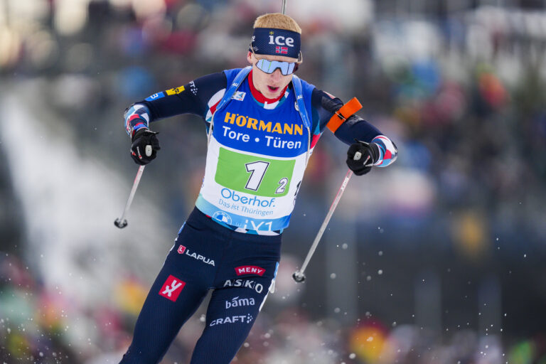 Johannes Thingnes Bø tok sitt femte gull under VM i skiskyting 2023 i Oberhof.