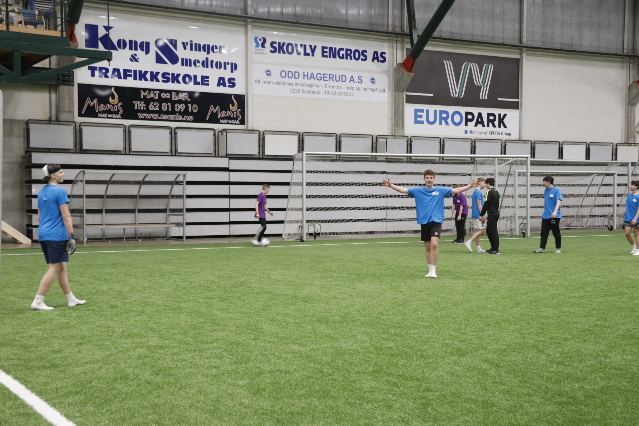 Fotballkamp mellom Kongsvinger kommune og en av nabokommunene.