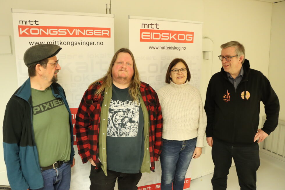 Stian Fossum og Karin Flikkeid er på besøk i Kulturstreif.