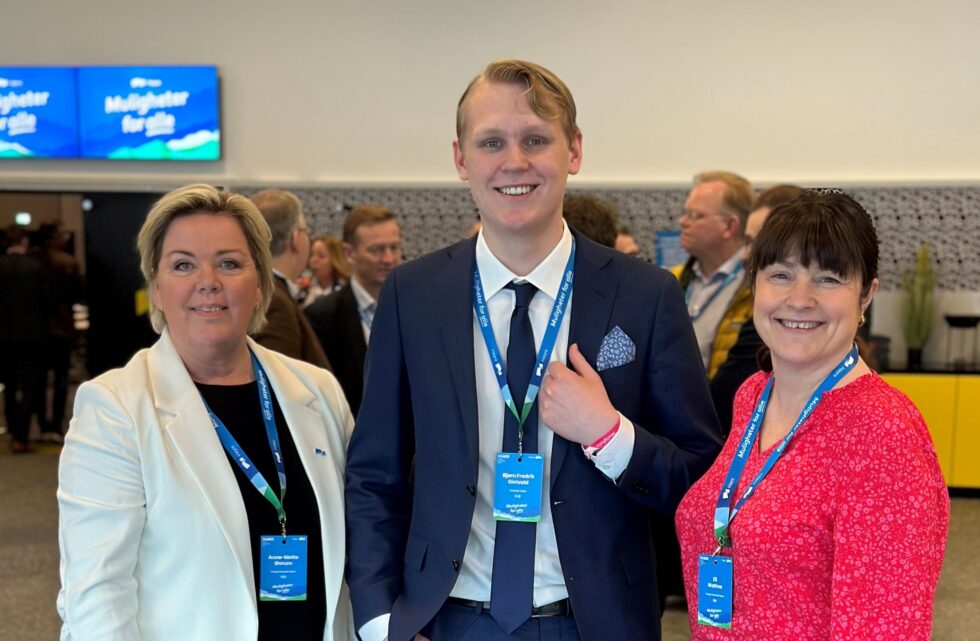 Ordførerkandidat i Sør-Odal Anne-Mette Øvrum, Kongsvinger Høyres Bjørn Fredrik Sletvold og Ordfører i Kongsvinger Eli Wathne
