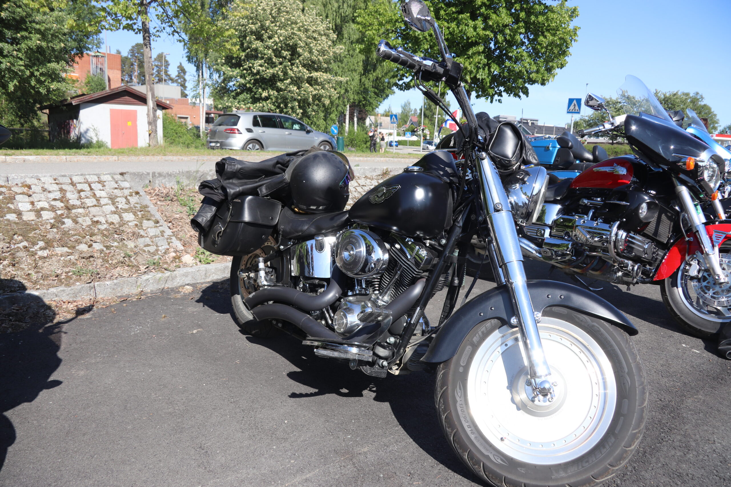 Kjell Holter sin sykkel. En 2003 Fatboy.