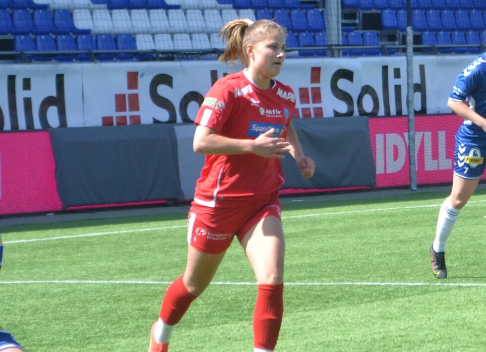 Kaja Brendengen Rosenlund scoret kampens eneste mål i kampen mellom Medkila og KIL.