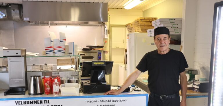 Hushyar Karim åpnet Maria Lunsj Grill & Pizza for snart seks måneder siden og er fornøyd med driften så langt.