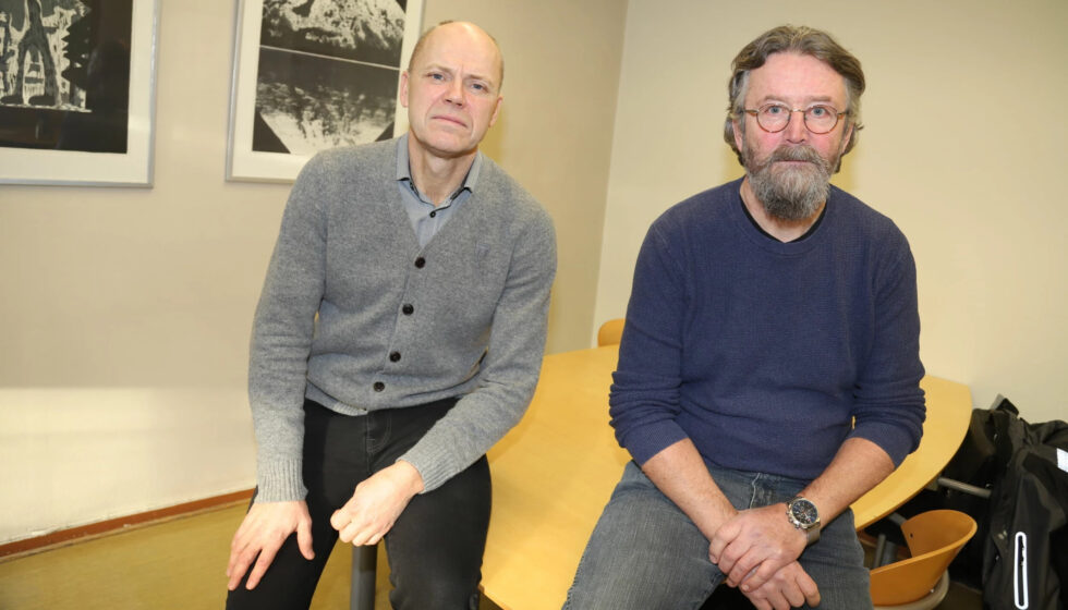 Nils Uno Frivoll (t.h.) har siden desember 2012 jobbet tett med kommunalsjef Rune Lund. Nå er Lund og Kongsvinger kommune på jakt etter en ny enhetsleder for KKEiendom.