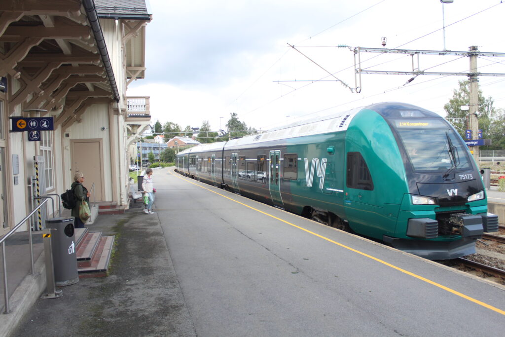Kongsvinger togstasjon.