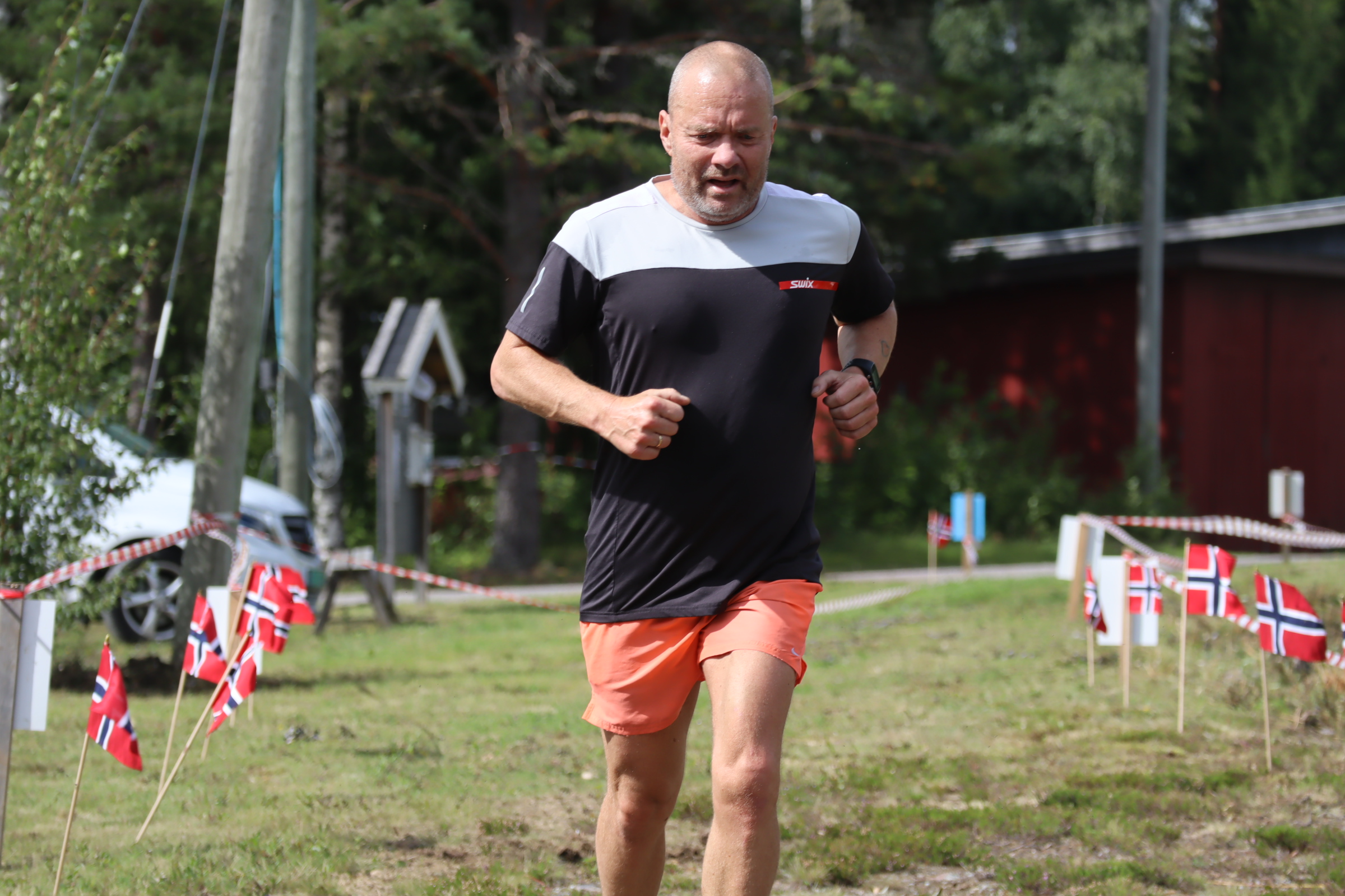 En tung dag i løypa for Morten Haug, men han skulle ikke gi seg.