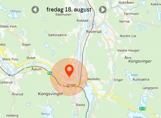 En heldig vinner i Kongsvinger ble 100.000 kroner rikere fredag kveld.