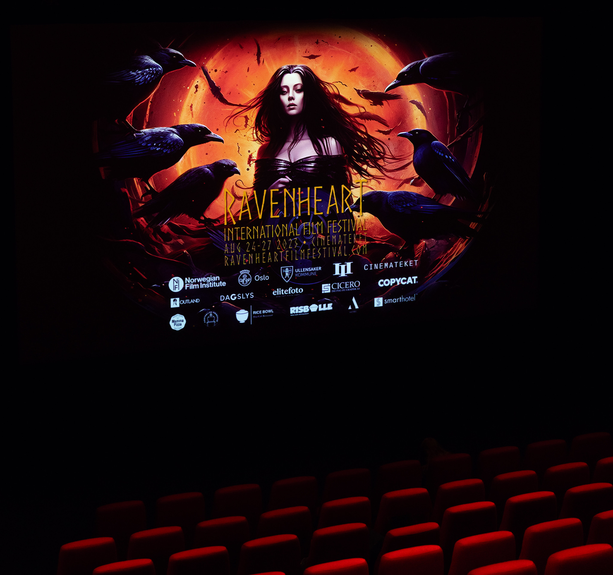 «Ravenheart International film festival» baserer seg på fantastiske sjangre.