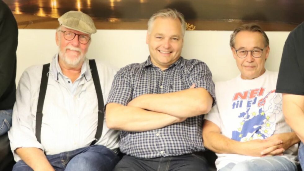 F.v. Paul Inge Tønseth, Vidar Martinsen og Kai Tønnesen og resten av kæra er klare.