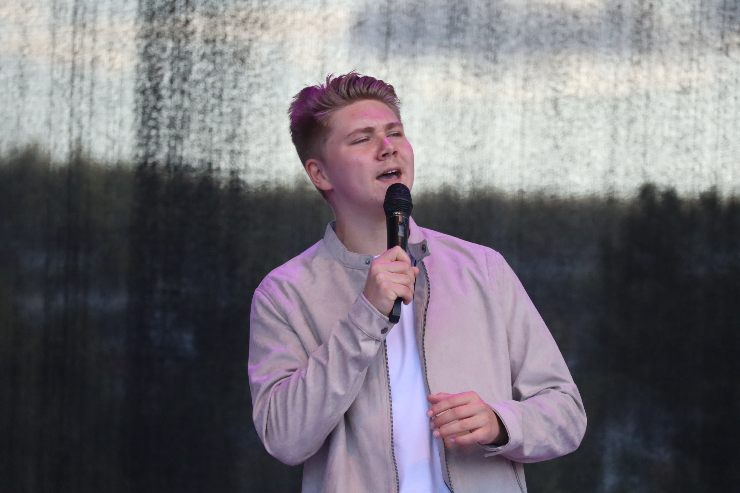 Fredrik Amadeus syns alltid det er stas å ha konserter i distriktet.