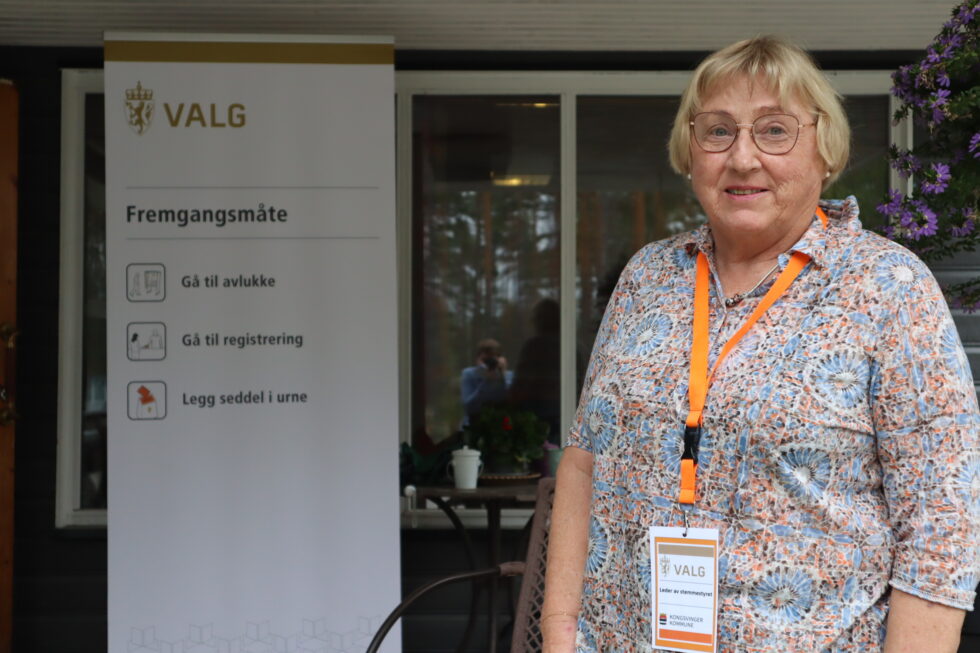 Hege og Oddvar Mastad brukte sin borgerplikt mandag kveld.