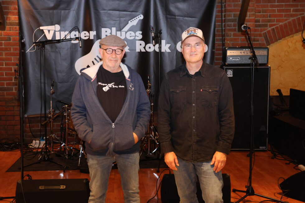 Johnny Fjeld og Bendik Nerstad i Vinger Blues & Rock club har det meste klart til helgens Markensrock.