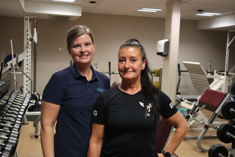 Etter å ha hatt navnet Avancia Sport Club i 25 år bytter de navn, når de flytter inn Kongssenteret på nyåret. F.v. Stine Solberg Buvarp og Stine Andreassen