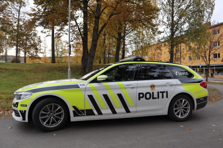 Politiet måtte rykke ut til trafikkuhell i sentrum torsdag formiddag.
