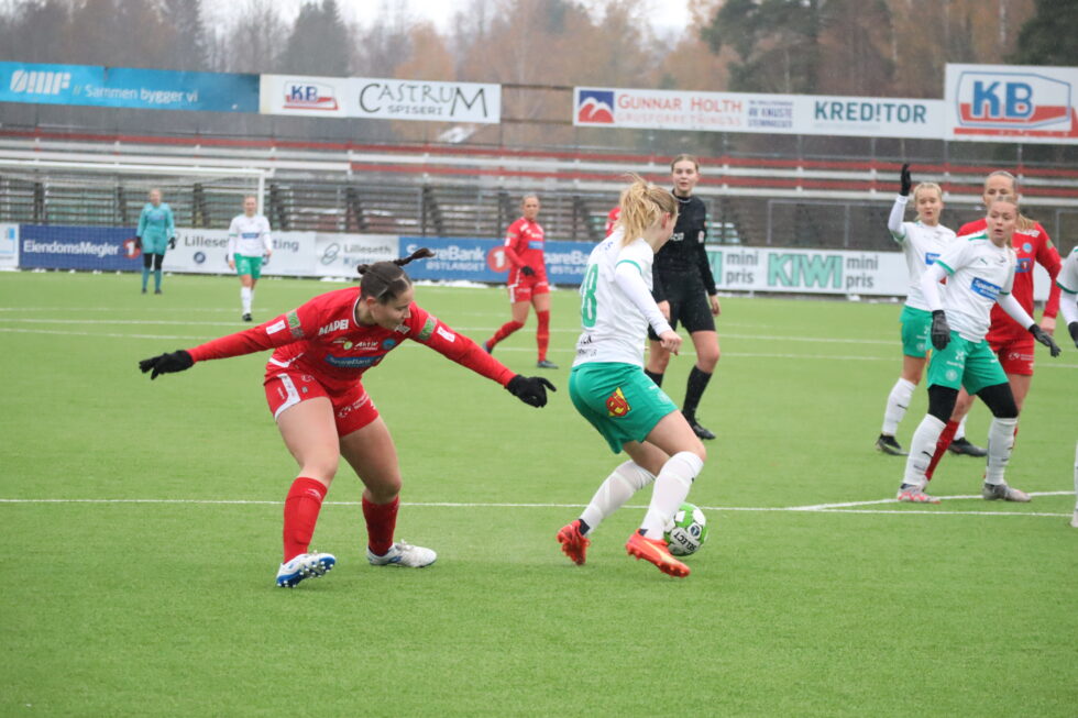 Siste hjemmekamp for damelaget endte med tap mot Hamkam.