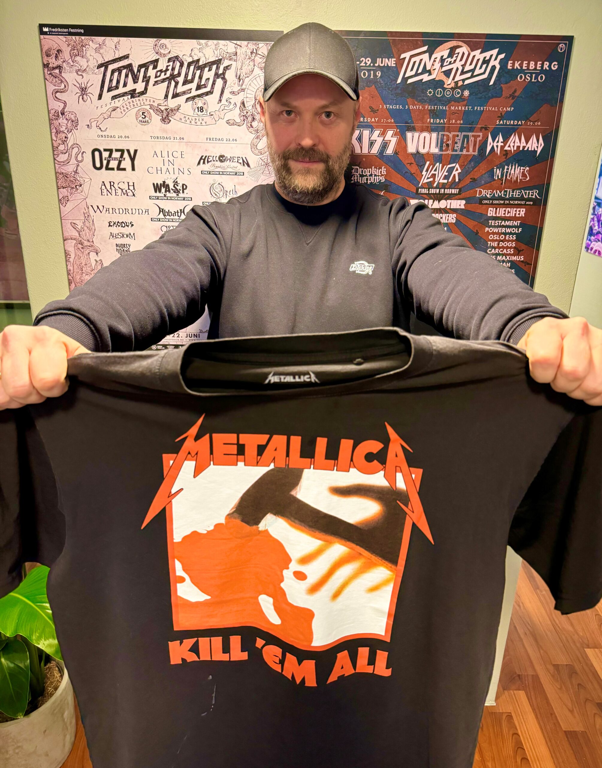 Mads Martinsen er stor fan av Metallica, og til neste år kommer de til hans festival.