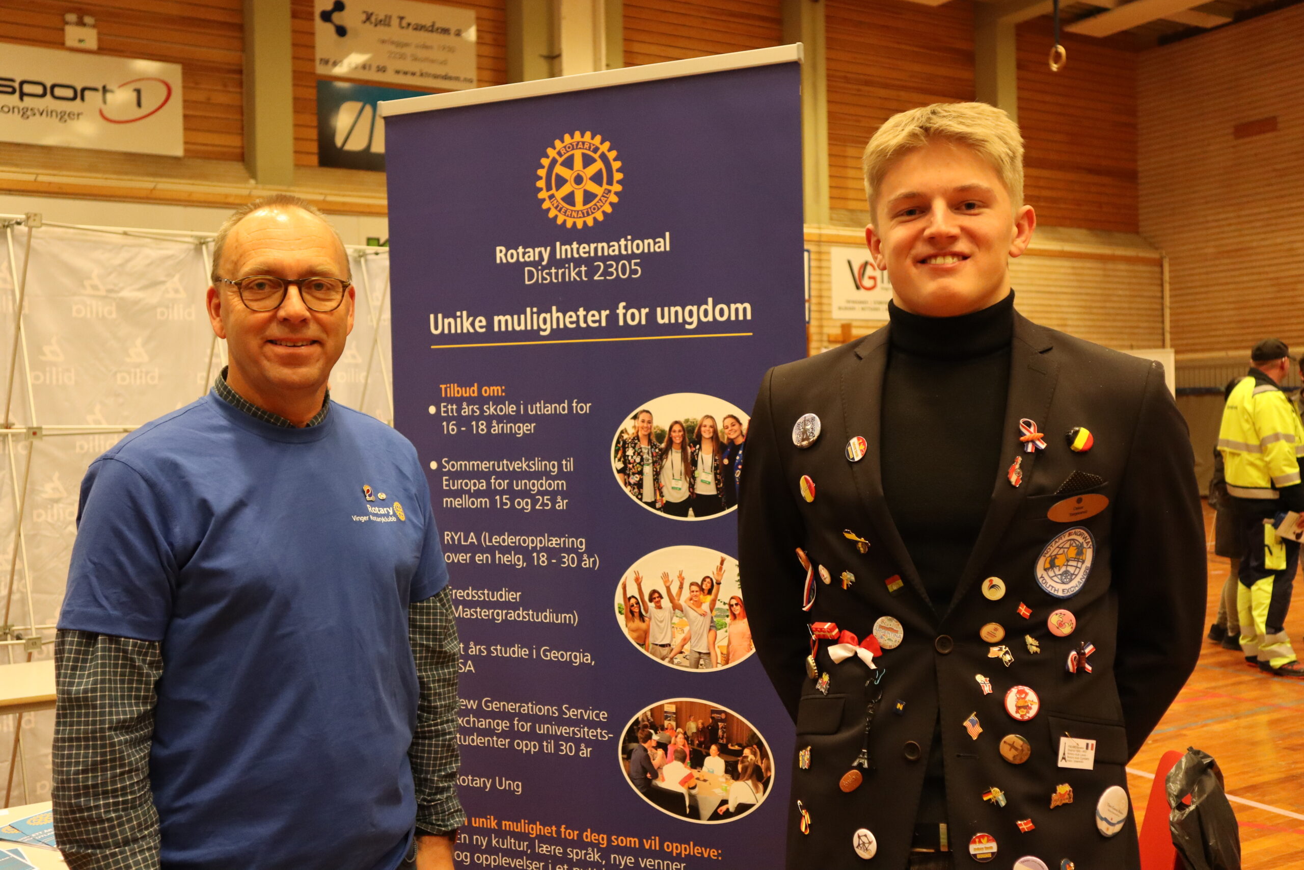 Trond-Erik Bråthen sammen med Oskar Torgersrud.