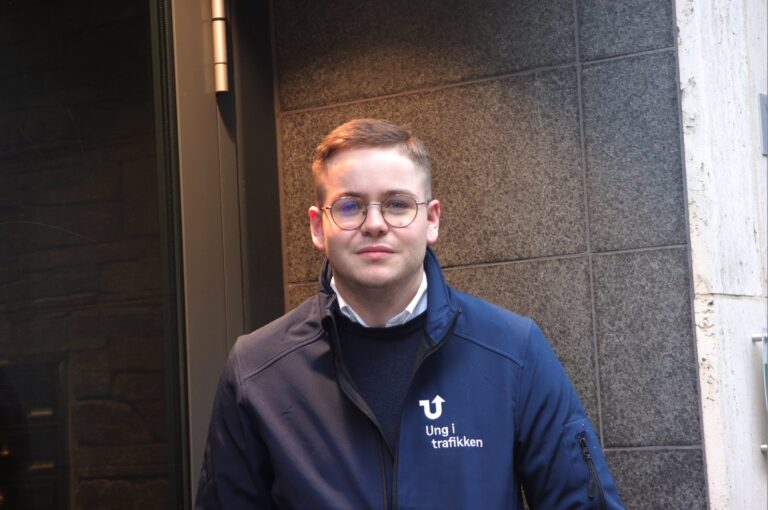 Simen Murud Gundersen, kommunikasjonsrådgiver i Ung i trafikken
