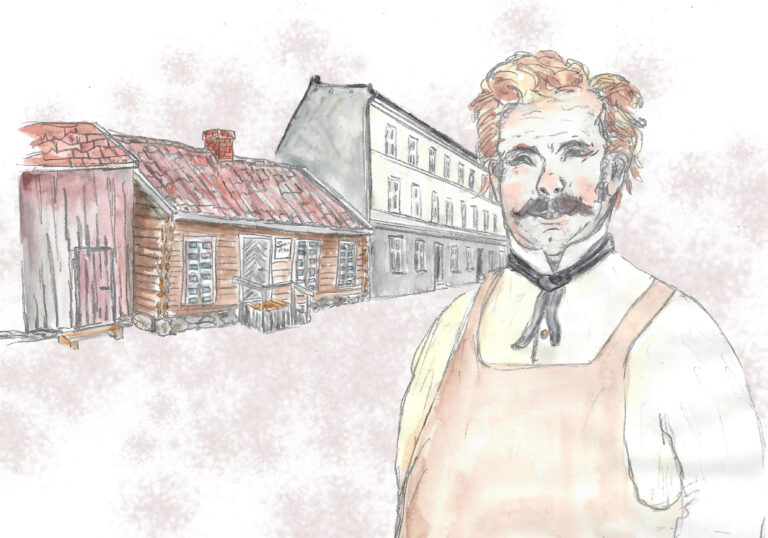Barberer Johan Fredrik Schmidt slik vi ser ham for oss.
