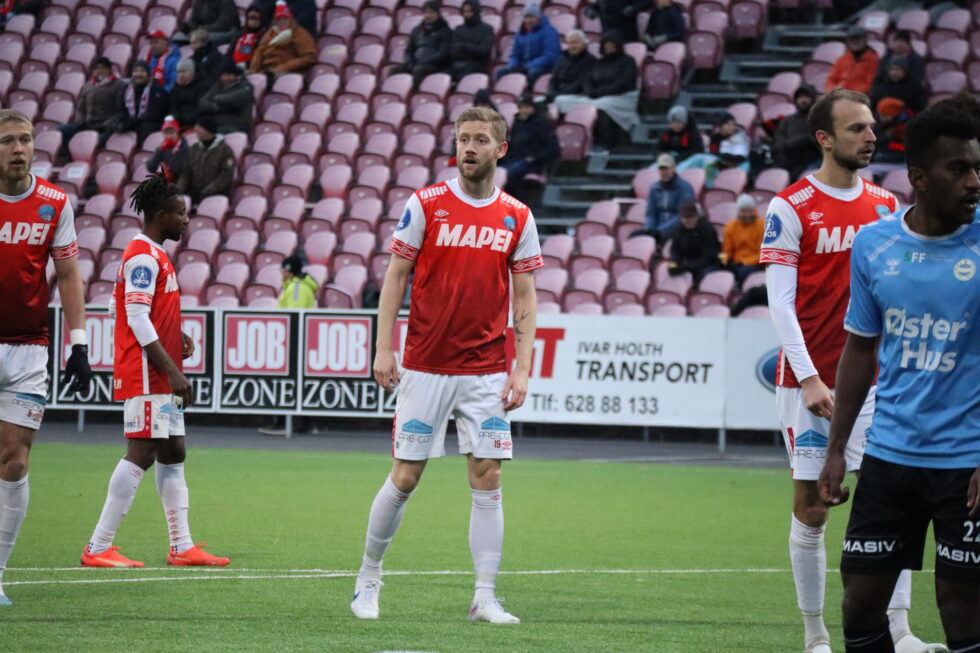 Kristian Jahr har slitt mye med skader, og har nå bestemt seg for å gi seg med å spille fotball. Her fra kampen mot Sandnes Ulf i fjor.