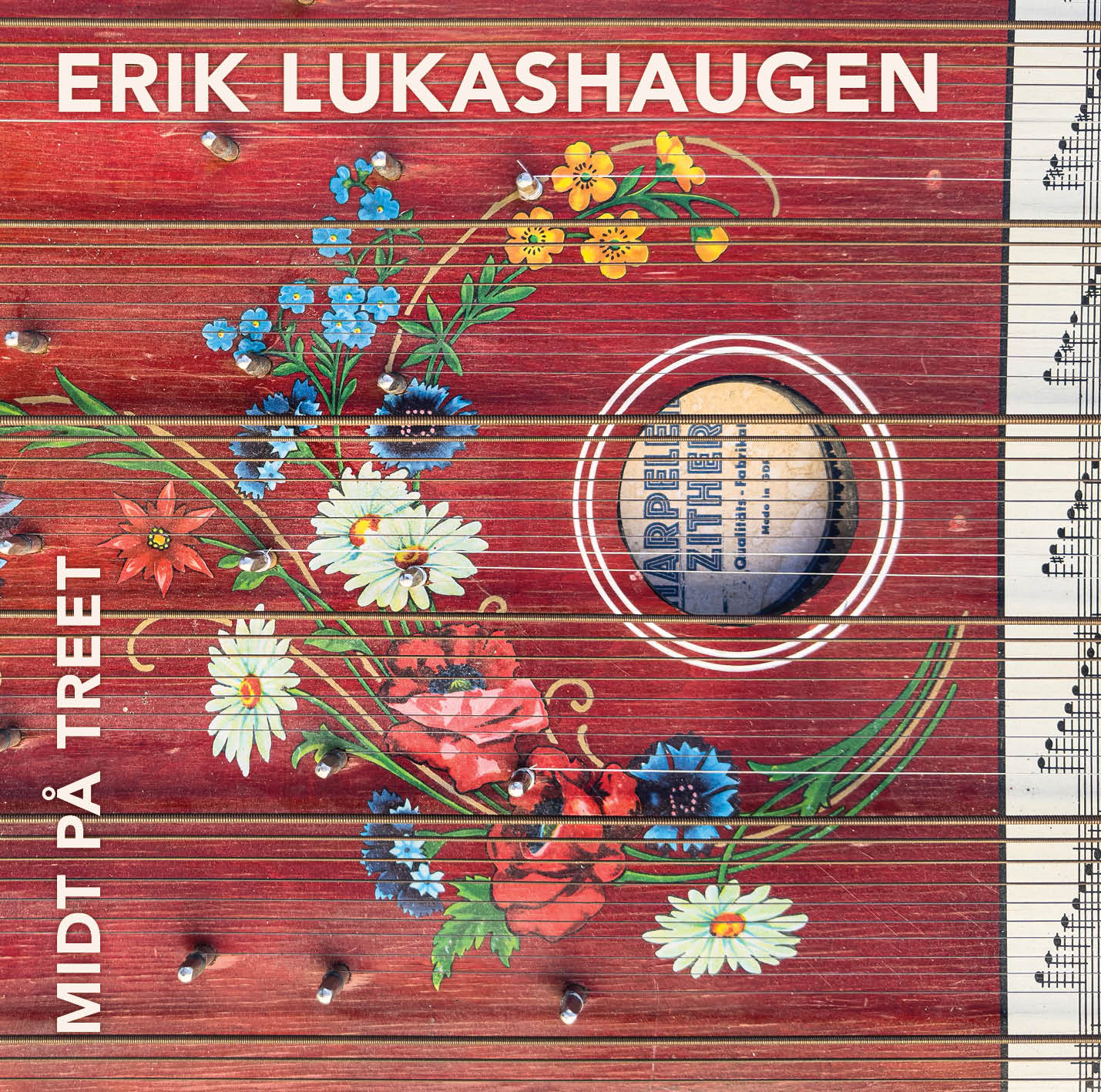 På albumcoveret er det et nærbilde av en siter, et tradisjonsrikt klimpreinstrument som Erik Lukashaugen synes låter mystisk og nesten litt undrende.