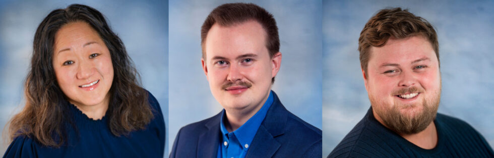 Kongsvinger Høyre representantene Jannicke Mykkestue, Oskar Aanmoen og Sverre Offord.