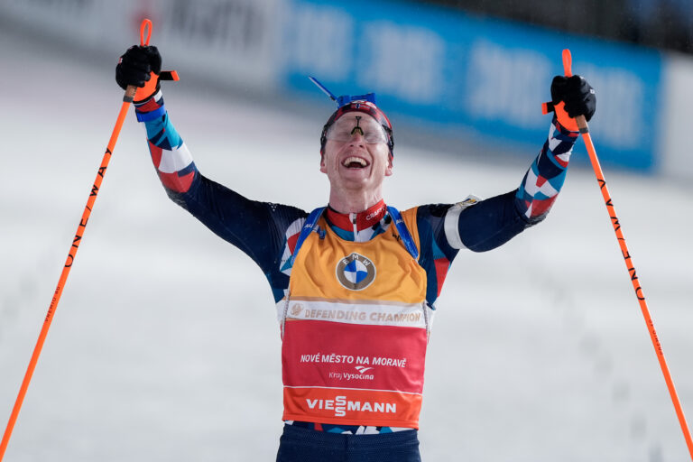 Johannes Thingnes Bø vant 12,5 km jaktstart for menn under VM i skiskyting i Nove Mesto søndag.