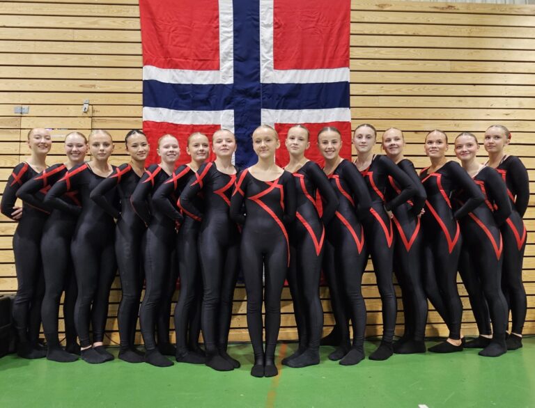Alle jentene som representerte Kongsvinger IL Turn i helgens NM kvalifiseringer.
