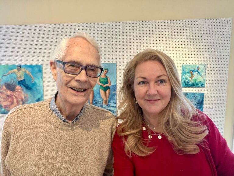 Ann-Katrine Grambo åpnet forrige helg sin første utstilling i Kongsvinger og hos Galleri Asbjørn.
