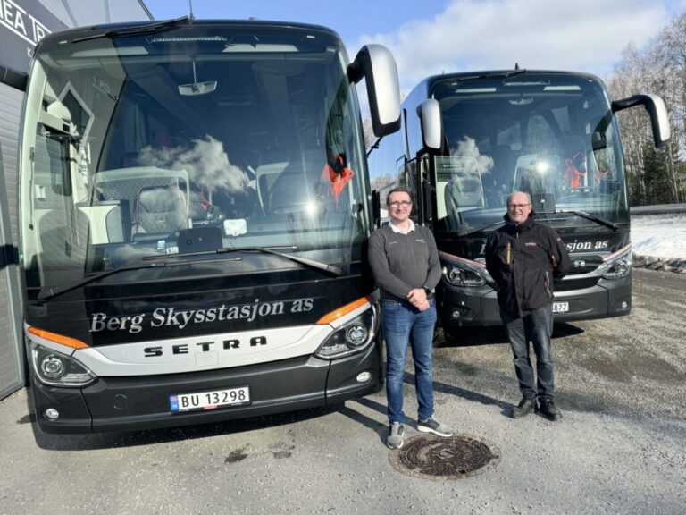 Jens Olav (t.v.) og Halvor Strand er optimistiske for fremtiden og kan nå glede seg over at en ny er hentet fra Tyskland.