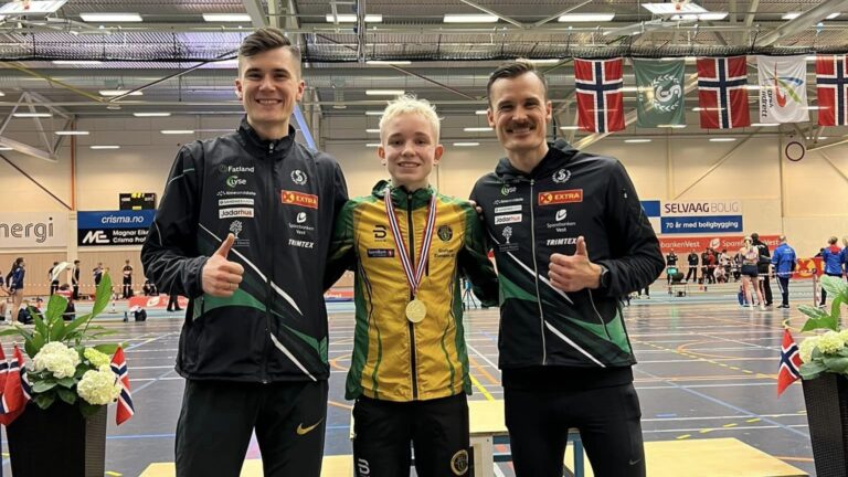 Fabian Vibekken kan se seg godt fornøyd med helgens resultater.