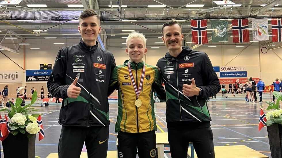 Fabian Vibekken kan se seg godt fornøyd med helgens resultater.