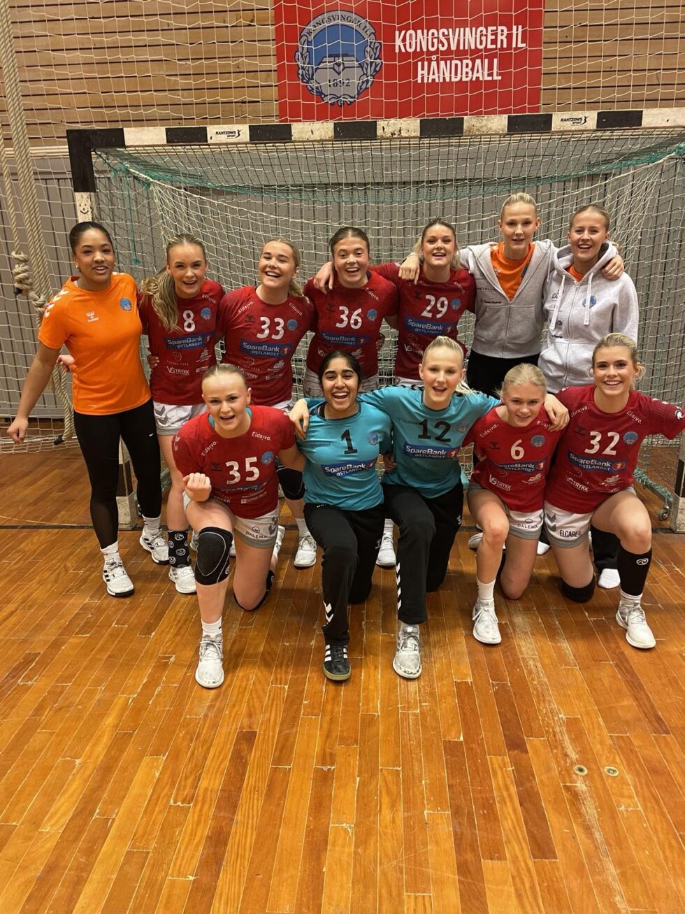 Kongsvinger IL Håndball J16 ble i helgen seriemestere i nivå 1 Innlandet.