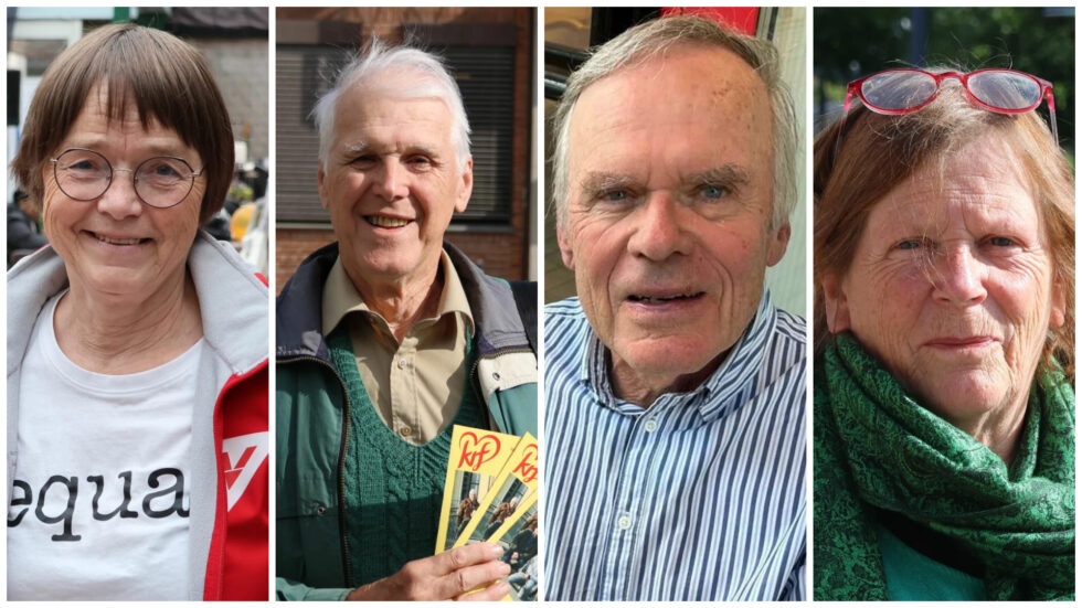 Mimmi Sørli-Bolneset (Sv), Thor Ringsbu (KrF), Eirik Ross (PP) og Torunn Arnesen (R) er fortsatt klare på at de er imot bygging av hotell i Byparken.