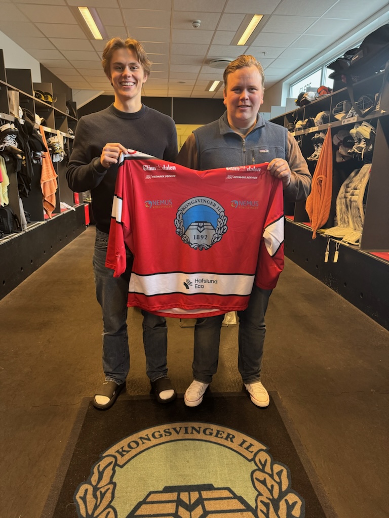 Herman Hexeberg og sportssjef Simon Stolt Wang.