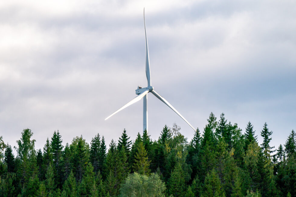 Eidsiva Hafslund Vind og Akershus Energi AS har nylig registrert det nye selskapet Vinger Vind DA,. I en kommentar til MItt Kongsvinger sier kraftselskapet at Kongsvingerregionen er et område med potensiale for vindkraft. Bildet viser en vindturbin i Nord-Odal er og er kun ment for illustrasjon av en vindturbin.