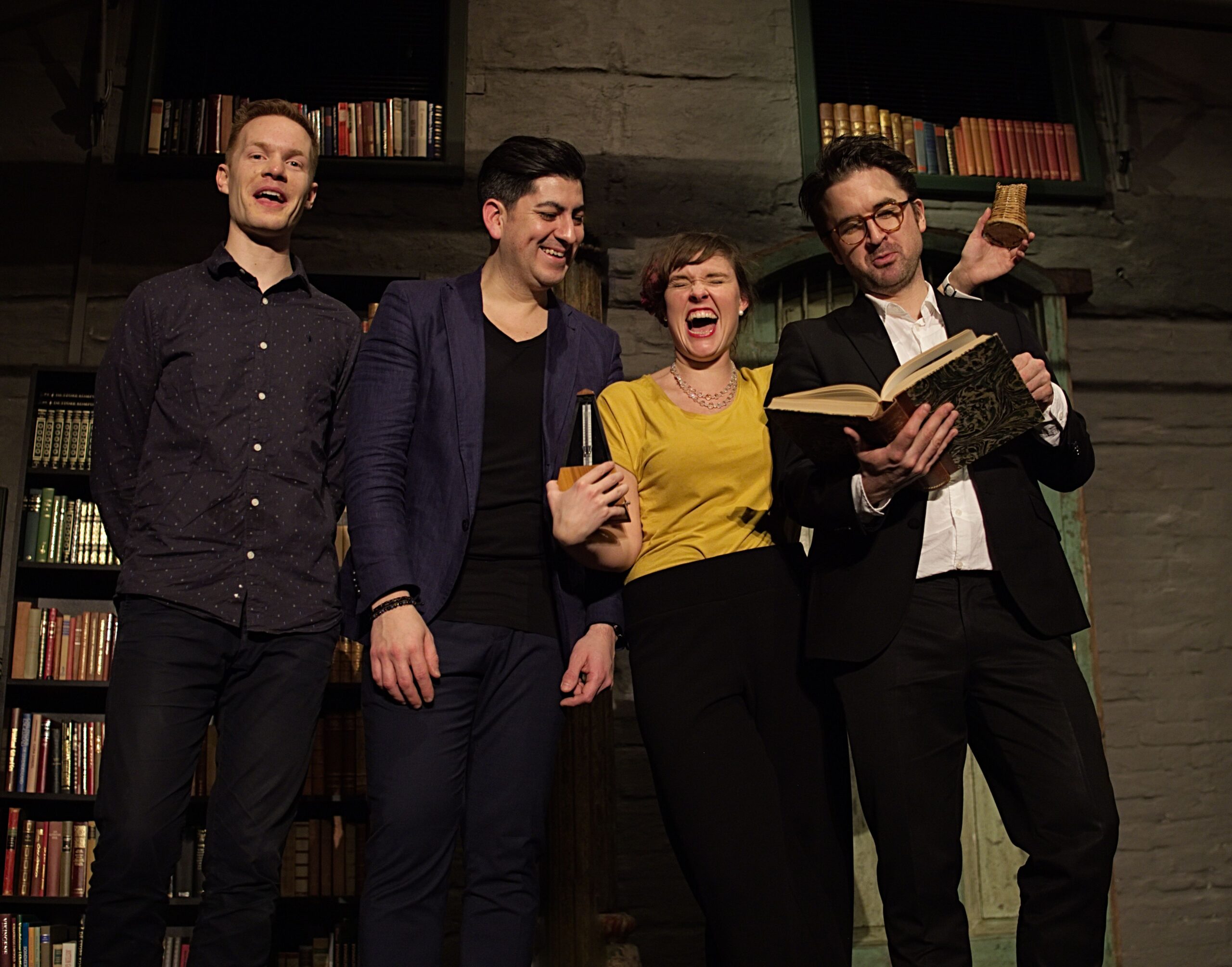 Live Foyn Friis Kvartett avslutter sommerutgaven av De små Scener søndag 2. juni med konsert i Herdahlssalen.