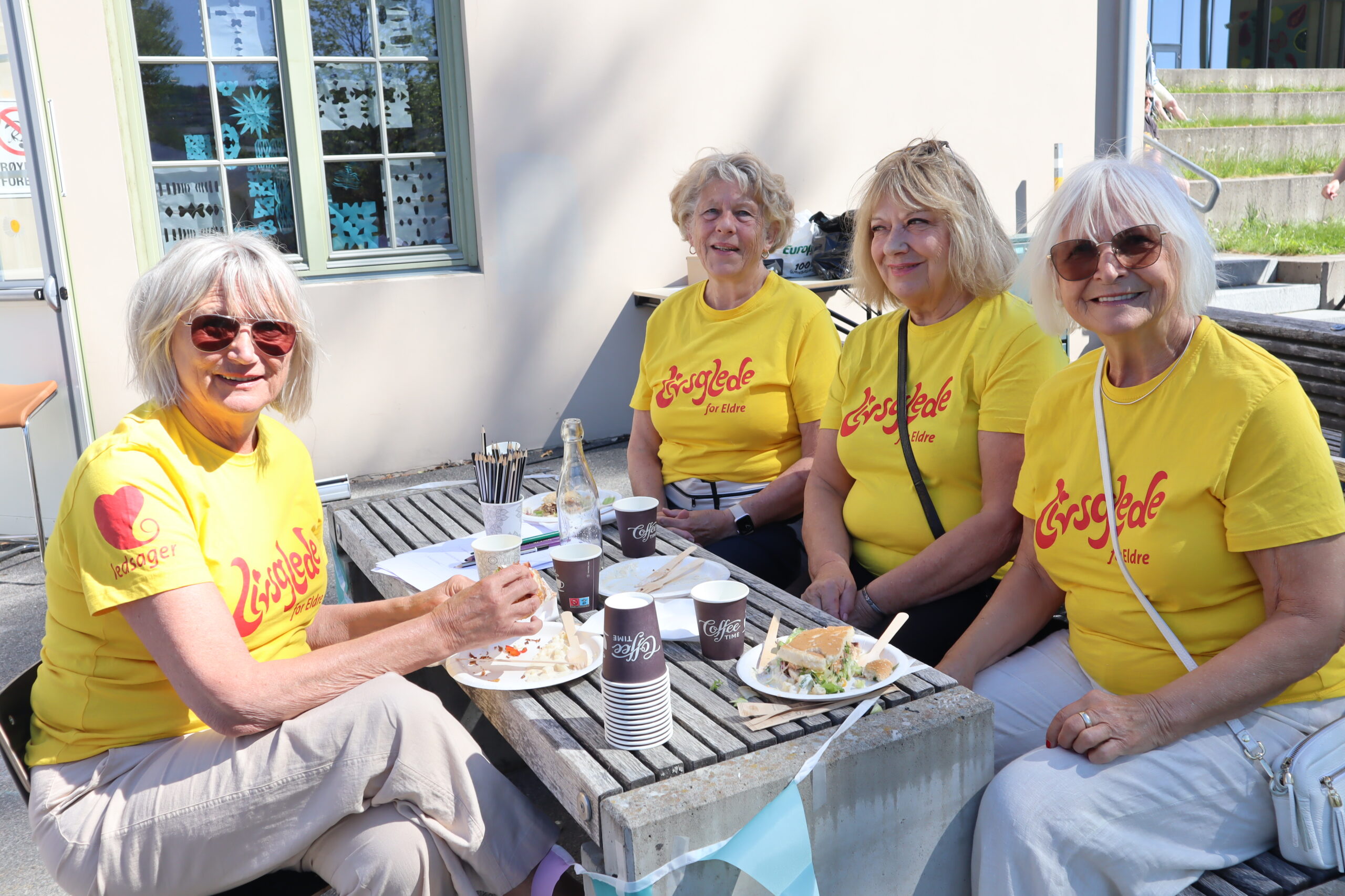 F.v. Monica Bruun, Anne-Magrete Syse, Laila Hultzer-Tromm og Reidun Hagerud.