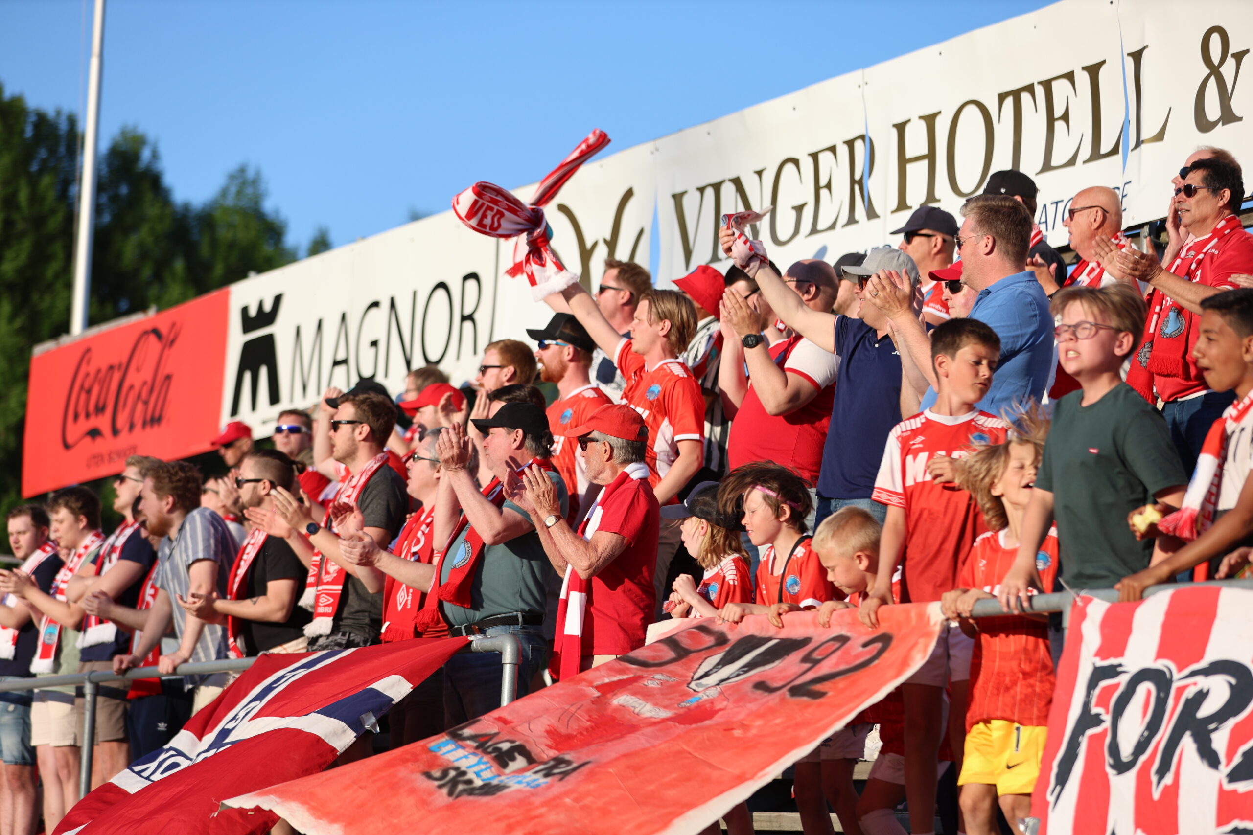 Fotballfeberen er til stede på Kongsvinger.