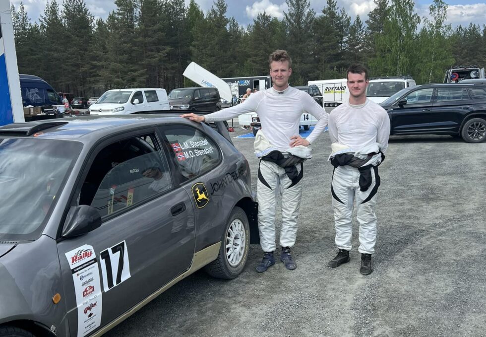 Lars Martin og Mads Ola Stensbøl vant klassen og ble tredje best sammenlagt i rallysprint i Elverum lørdag.