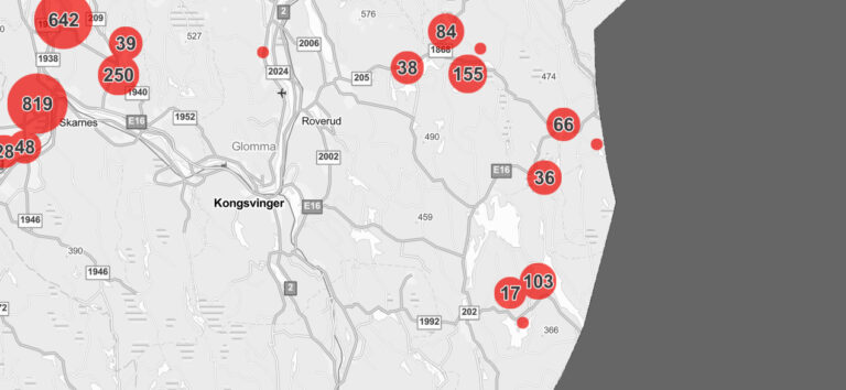 Mange har mistet strømmen i distriktet tirsdag kveld.