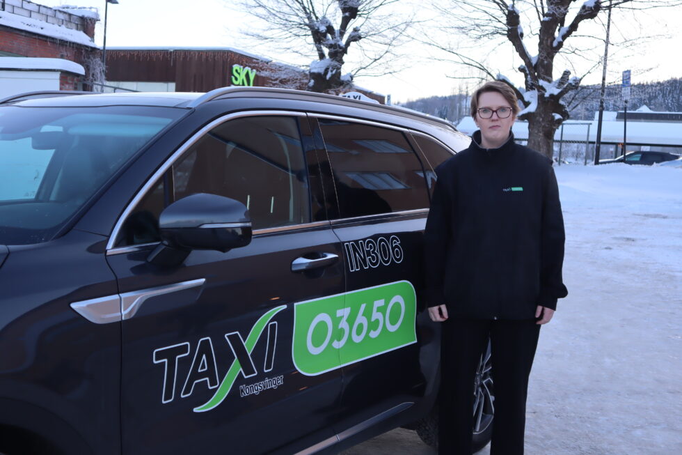 Representant for alle taxi-eierne i GlåmdalsdistriktetLinn-Birgit Kampen Kristensen forteller om krevende tider i taxi-næringen.