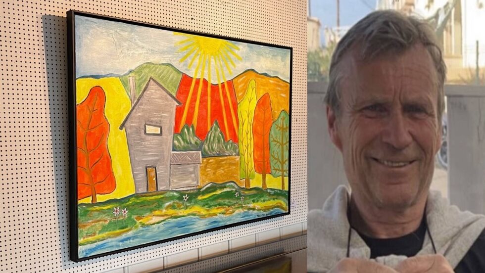 Tore Eide Hansen stiller ut sine malerier i Gallieri Asbjørn de neste helgene.