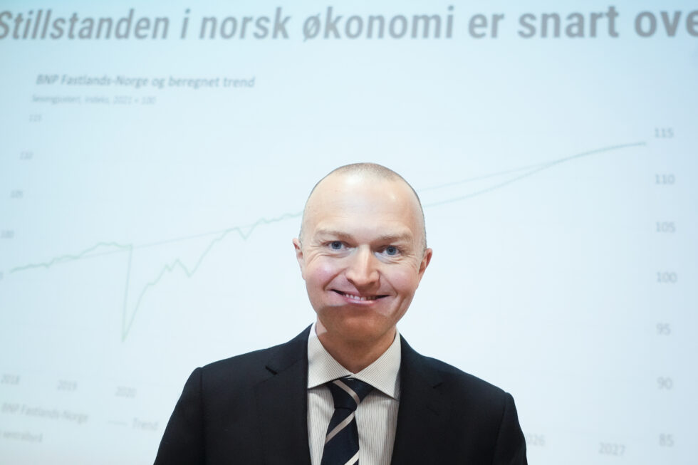 Thomas von Brasch i Statistisk sentralbyrå mener alt ligger til rette for noen år framover med solid vekst i lønningene, samtidig som prisveksten og rentene skal komme merkbart ned.