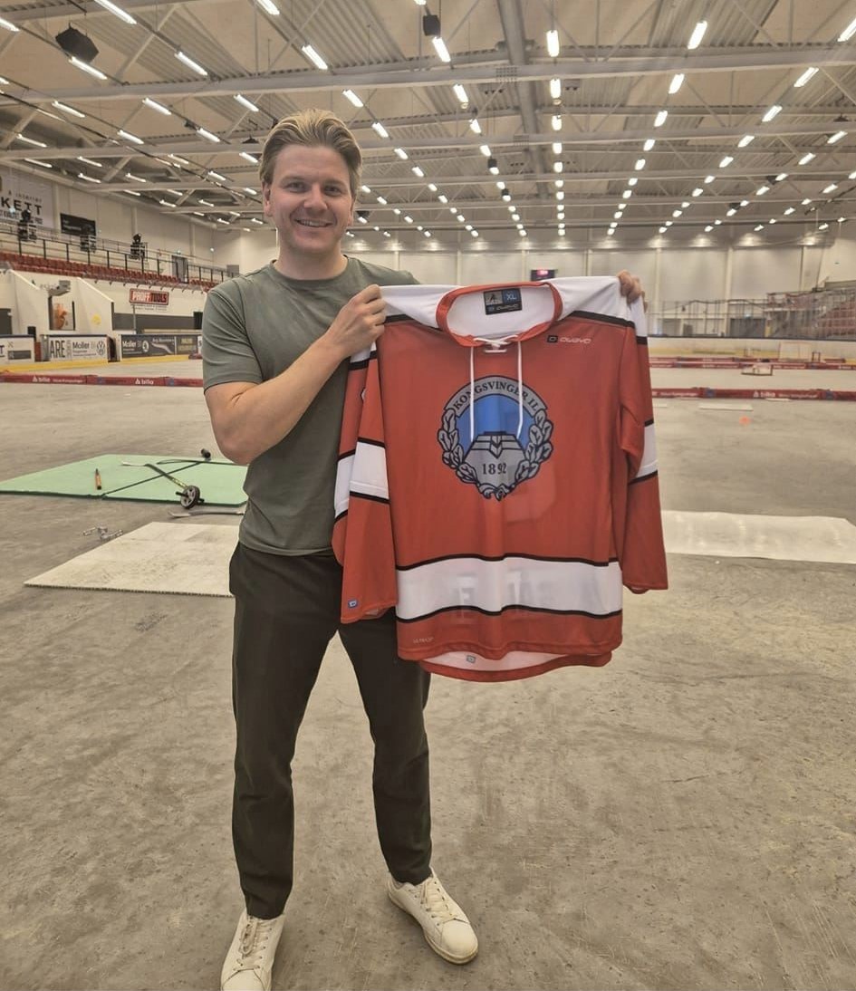 Andreas Heier er klar til &aring; bidra for KIL ishockey.